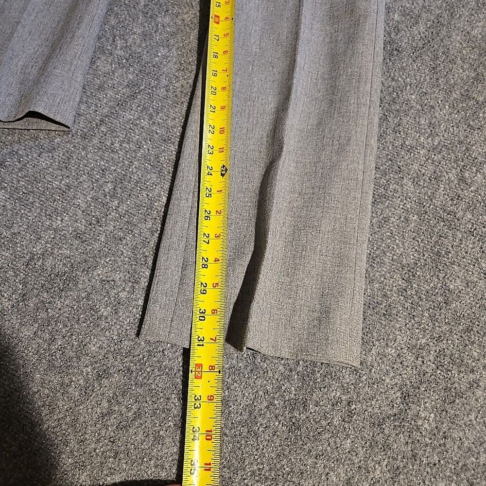 Kasper Dress Pants Womens Size 4 Gray Kate Classic Straight NEW NWT Polyester - Picture 10 of 13